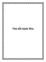 Tài liệu Nhà đất hành Hỏa ppt