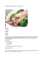 Tài liệu Hấp dẫn mực ống xốt vừng trắng ppt