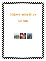 Tài liệu Malacca - miền đất đa sắc màu pot