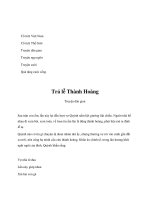 Tài liệu Trả lễ Thành Hoàng docx