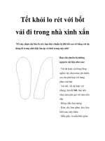 Tài liệu Tết khỏi lo rét với bốt vải đi trong nhà xinh xắn pdf