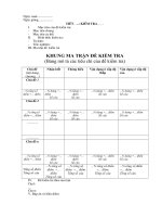 giao an kiem tra theo ma tran