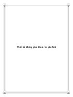 Tài liệu Thiết kế không gian dành cho gia đình pdf