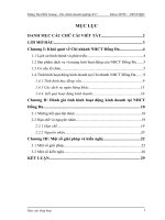 một số giải pháp và kiến nghị nhằm cải thiện tình hình hoạt động kinh doanh tại chi nhánh nhct đống đa