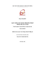 Lọc cộng tác bằng phương pháp đồng huấn luyện