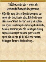 Tài liệu TRƯỜNG PHÁI NHÂN VĂN-HIỆN SINH docx