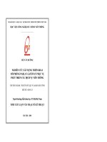 Nghiên cứu xây dựng triển khai mô phỏng PARLAY GATEWAY phục vụ phát triển các dịch vụ viễn thông