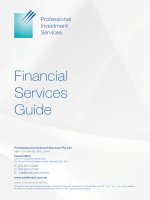 Tài liệu Professional Investment Services: Financial Services Guide pptx