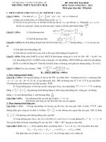 Tài liệu ĐÁP ÁN VÀ ĐỀ THI THỬ ĐẠI HỌC - TRƯỜNG THPT NGUYỄN HUỆ - ĐẮK LẮK - ĐỀ SỐ 121 pot