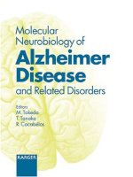 Tài liệu Molecular Neurobiology of Alzheimer Disease and Related Disorders doc