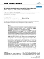 Tài liệu Air pollution in Boston bars before and after a smoking ban pptx
