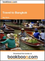 Tài liệu Travel to Bangkok docx