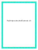 Tài liệu Tuyển tập ca dao chủ đề tâm lý cảm xúc docx