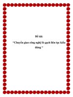 chuyển giao công nghệ lò gạch liên tục kiểu đứng