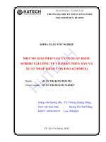 Tài liệu Luận văn:Định hướng pháp triển kinh doanh xuất khẩu tại công ty thuỷ sản và xuất nhập khẩu Côn Đảo (COIMEX) pdf