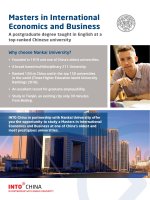 Tài liệu Masters in International Economics and Business ppt