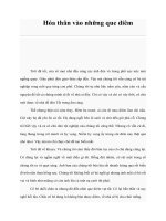 Tài liệu Hóa thân vào những que diêm pot