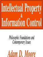 Tài liệu Intellectual Property and Information Control pdf
