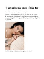 Tài liệu 5 ảnh hưởng của stress đến sắc đẹp ppt