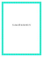 Tài liệu 10 bài ca dao đề tài đa thê ppt