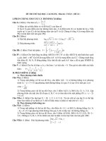 Tài liệu Đề Thi Thử Đại Học Khối A, A1, B,D Toán Học 2013 - Phần 28 - Đề 19 docx