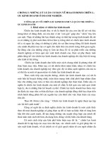 một số biện pháp nhằm hoàn thiện công tác hoạch định chiến lược kinh doanh ở xí nghiệp dược phẩm trung ương i