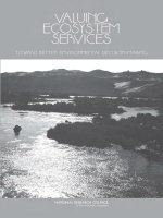 Tài liệu VALUING ECOSYSTEM SERVICES TOWARD BETTER ENVIRONMENTAL DECISION–MAKING ppt