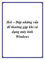 Tài liệu Hỏi – Đáp những vấn đề thường gặp khi sử dụng máy tính Windows pot