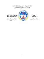 đề tài thuế thu nhập doanh nghiệp và một số vấn đề liên quan.