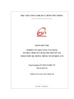 Nghiên cứu khả năng ứng dụng mã hóa video SVC h 264 cho truyền tải video trên hệ thống thông tin di động LTE