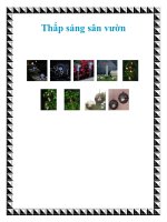 Tài liệu Thắp sáng sân vườn docx