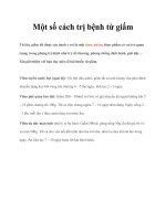 Tài liệu Một số cách trị bệnh từ giấm docx