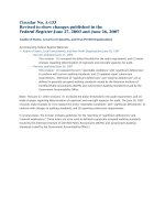 Tài liệu Revised to show changes published in the Federal Register pdf