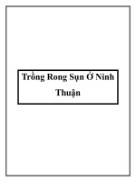 Tài liệu Trồng Rong Sụn Ở Ninh Thuận docx