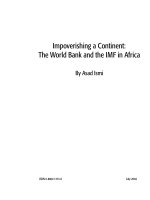Tài liệu Impoverishing a Continent: The World Bank and the IMF in Africa pdf
