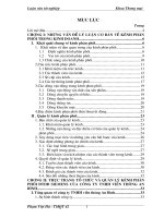 giải pháp hoàn thiện hoạt động kênh phân phối điện thoại di động siemens tại công ty tnhh viễn thông an bình