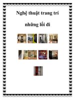 Tài liệu Nghệ thuật trang trí những lối đi docx
