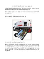 Tài liệu Học cách tiết kiệm tiền từ các doanh nghiệp nhỏ docx