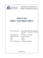 báo cáo thực tập nhận thức ngân hàng tmcp xuất nhập khẩu việt nam – eximbank chi nhánh quận 3 (1)