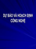 Tài liệu DỰ BÁO VÀ HOẠCH ĐỊNH CÔNG NGHỆ pdf