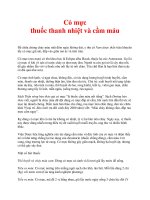 Tài liệu Cỏ mực thuốc thanh nhiệt và cầm máu pptx