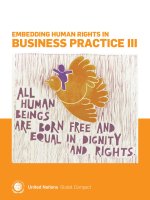 Tài liệu Embedding Human rigHts in business Practice iii ppt