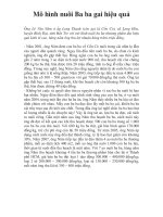 Tài liệu Mô hình nuôi Ba ba gai hiệu quả ppt