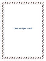 Tài liệu Chữa các bệnh về mắt potx