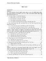 xuất khẩu gạo của việt nam trong điều kiện hội nhập kinh tế quốc tế thực trạng và những vấn đề đặt ra