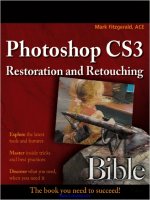 Tài liệu Photoshop CS3 Restoration and Retouching Bible docx