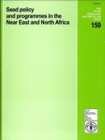 Tài liệu seed policy and programmes in the near east and north africa pdf