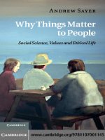 Tài liệu Why Things Matter to People doc