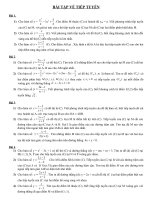 Tài liệu BÀI TẬP VỀ TIẾP TUYẾN ppt