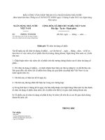Tài liệu MẪU CÔNG VĂN chấp thuận việc tổ chức tín dụng cổ phần… niêm yết cổ phiếu trên thị trường chứng khoán docx